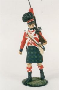90mm model soldiers